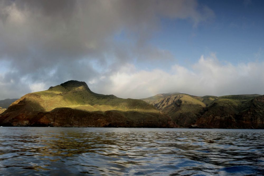 St Helena island view