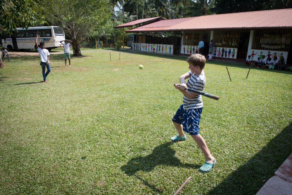 This bat-and-ball game is called rounders. Watch the videos below to see what else we did and how much fun we had.