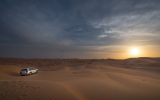Abu Dhabi Qasr al Sarab dune bashing sunset
