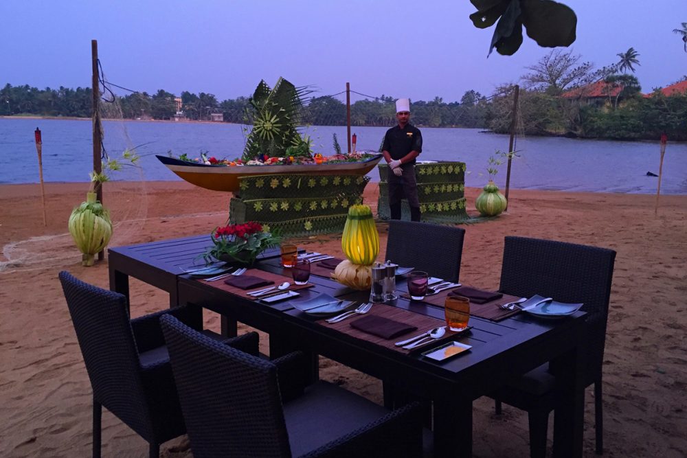 One of the hotel’s signature offerings is a private dinner on the beach. This was ours.