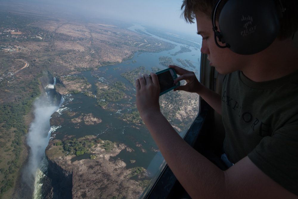 Victoria Falls helicopter Doug