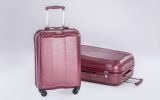 purple carry-on luggage roller bags
