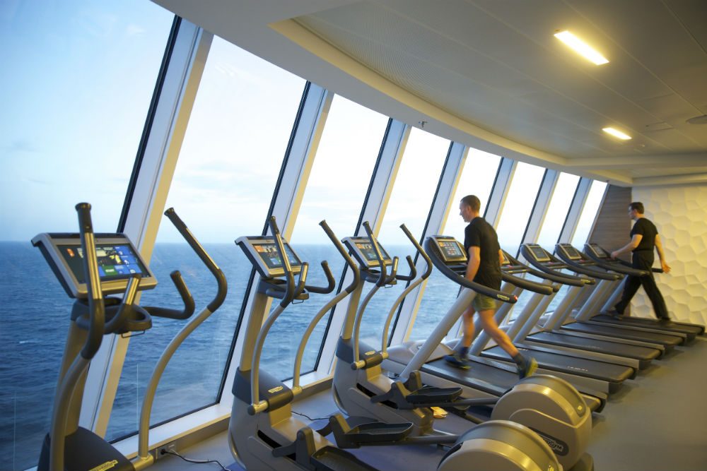 cruise ship gym Quantum of the Seas Royal Caribbean