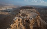 aerial view of Masada Israel