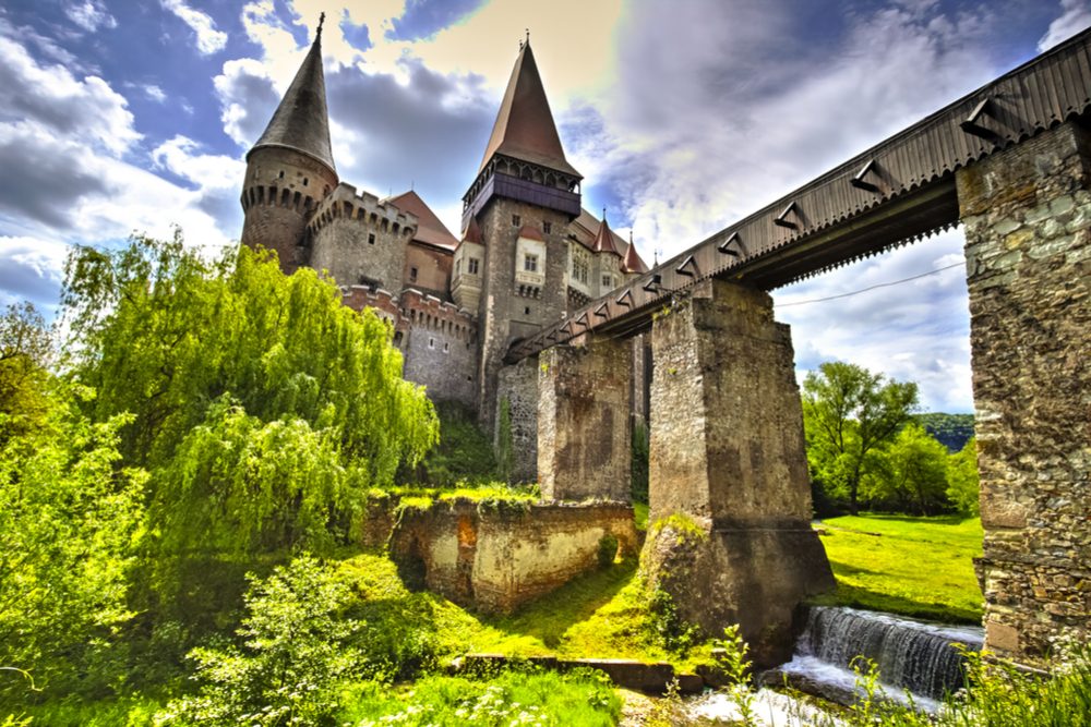 The Corvinesti castle also known as the Hunyad castle, is a Gothic-Renaissance castle in Hunedoara (Transylvania), Romania.