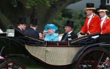 Queen Elizabeth at the Royal Ascot horse races
