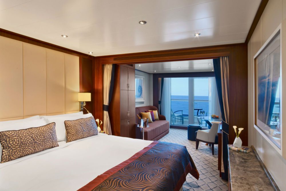 Veranda Suite Seabourn Ovation cruise ship