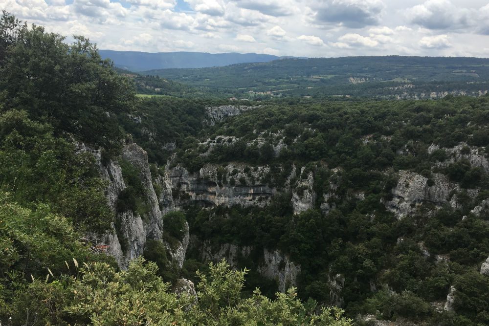 Gorge below Banon Provence France