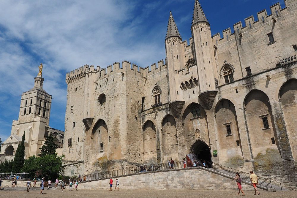  Palais des Papes in Avignon Provence France