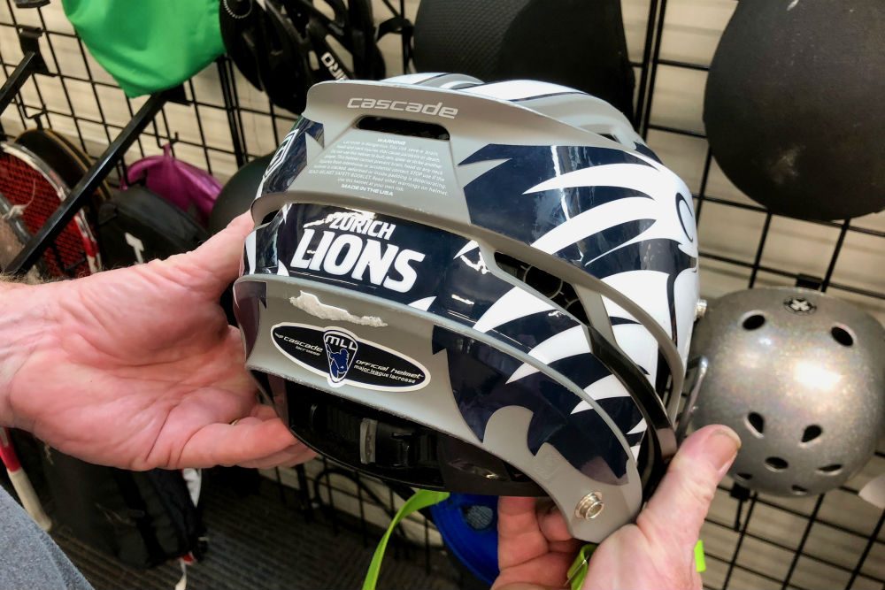 Unclaimed Baggage Center helmet