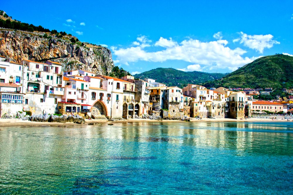 coast of Cefalu, Palermo Sicily Italy