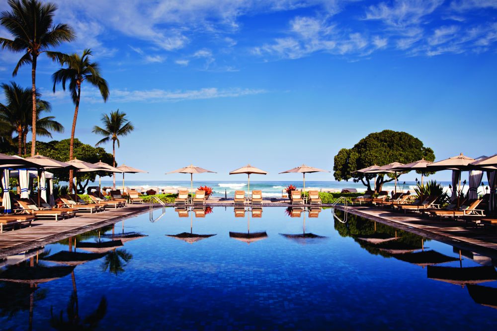 Four Seasons Hualalai pool Hawaii