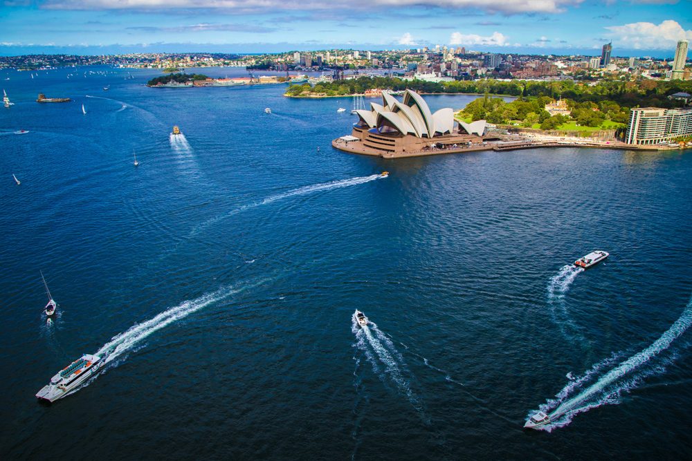 View of Sydney from the Harbour BridgeClimb Australia