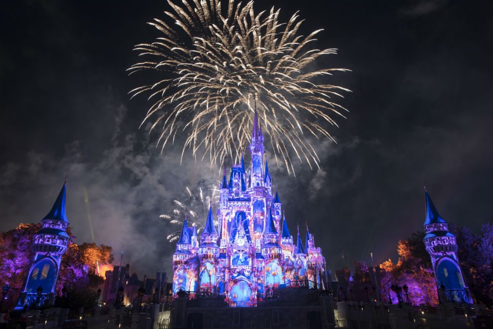 Happily Ever After fireworks at Disney World.