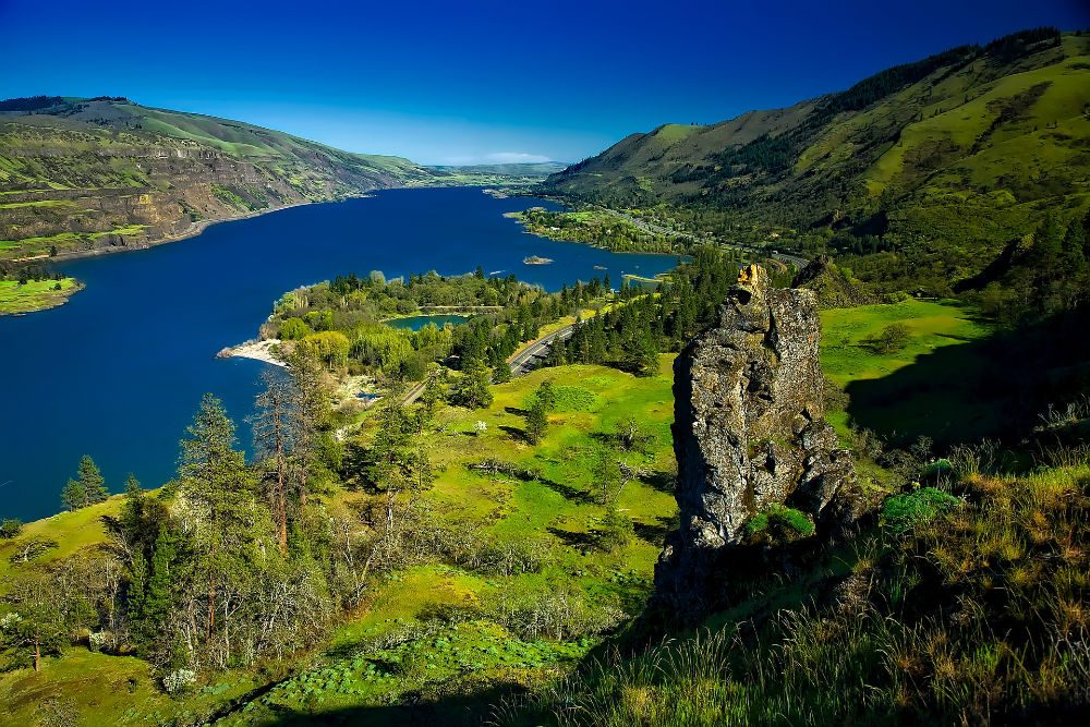 The Columbia River in Oregon