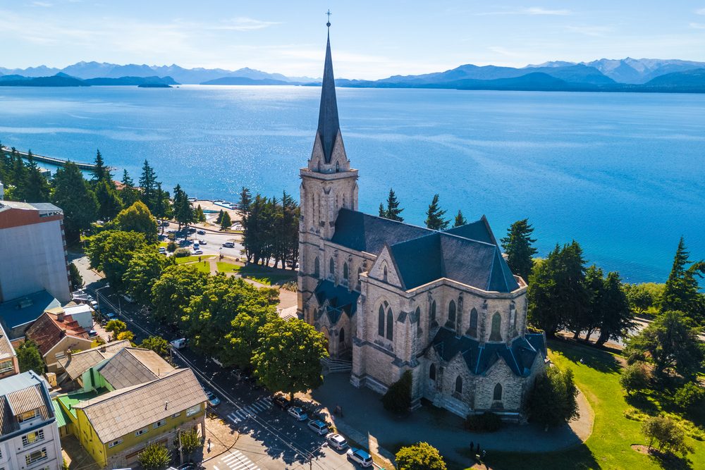 Church in the city of Bariloche. Argentina