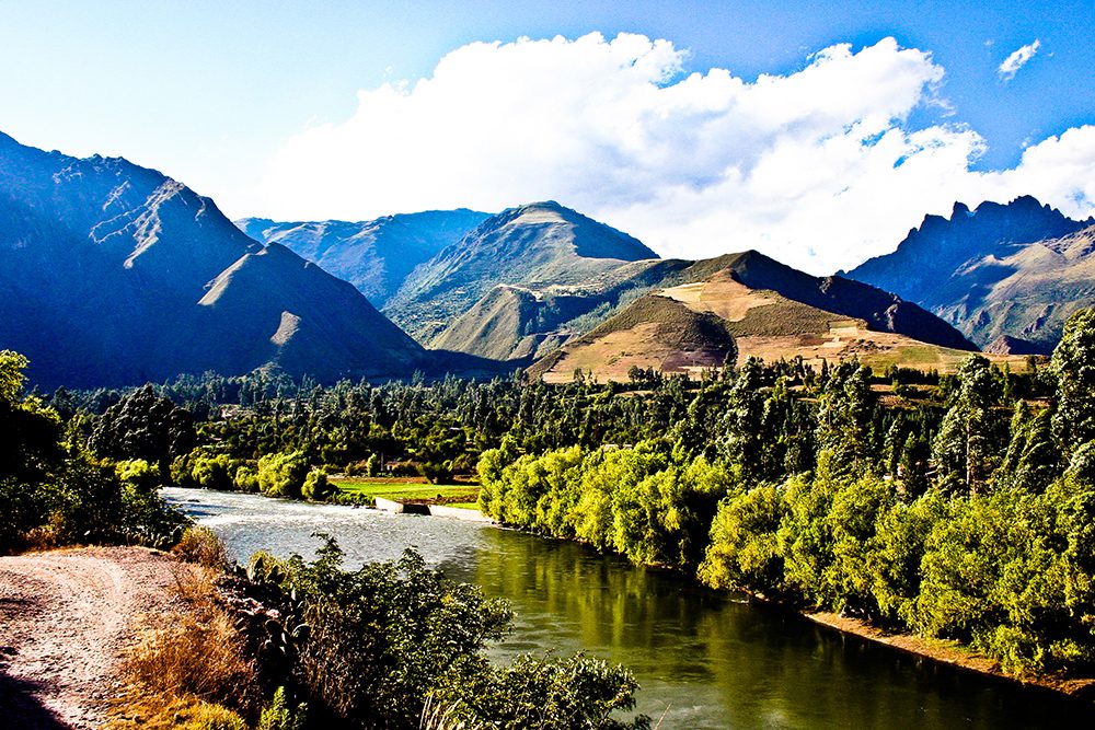 Peru's Sacred Valley mountains and rivers