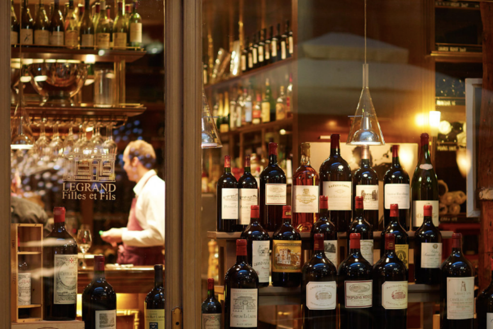 Caves Legrande is one of the oldest wine shops in Paris