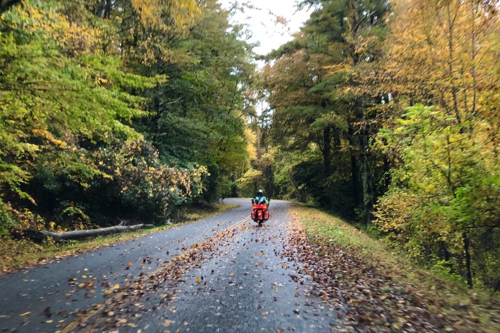 (1)	The Blue Ridge Parkway in Virginia, October 2020