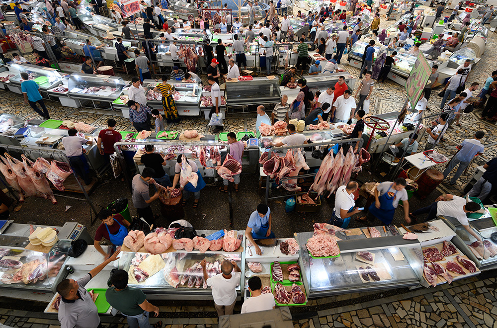 Uzbekistan Tashkent market 