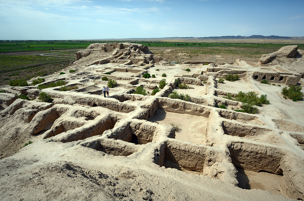 Toprak Kala palace ruins Uzbekistan