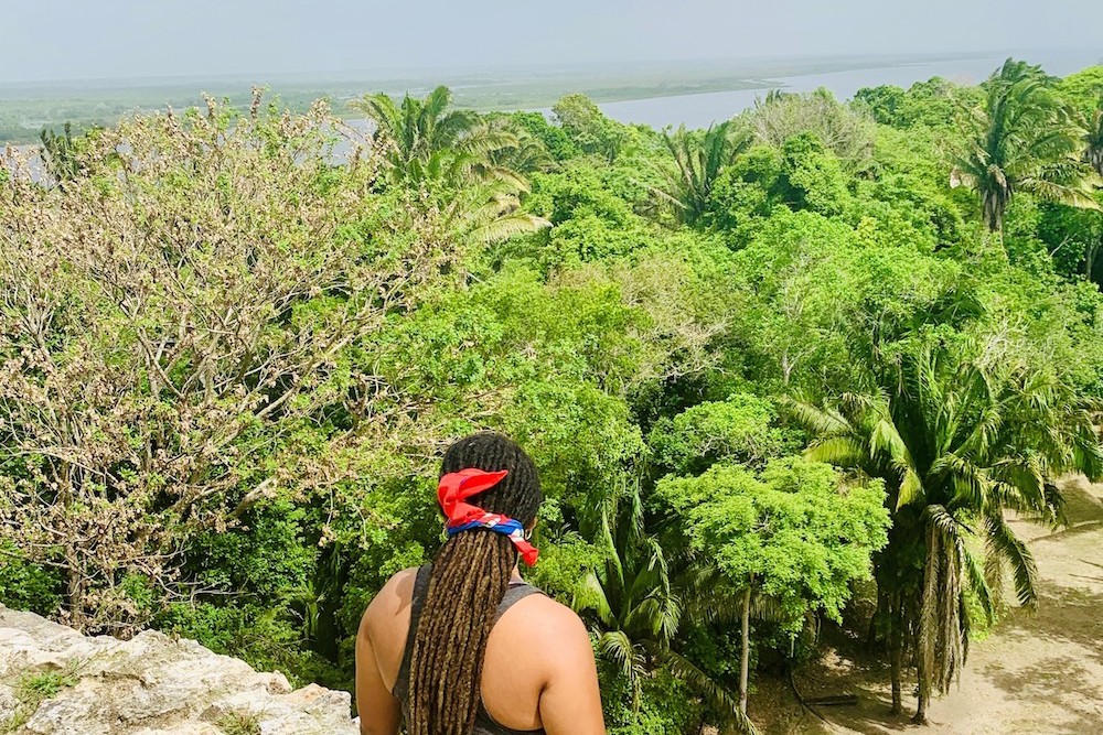 On top of High Temple - Lamanai Belize 