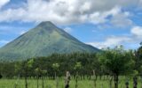 View of Arenal volcano in Costa Rica.