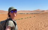 Brook Wilkinson at the Namib Sand Sea.