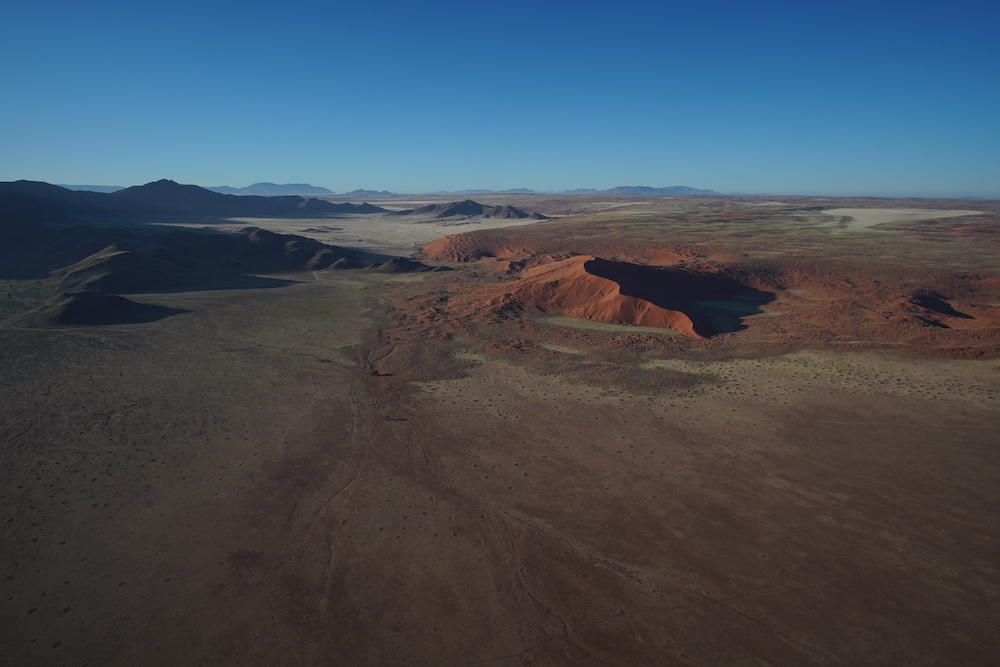 The otherworldly landscape near Little Kulala camp Namibia