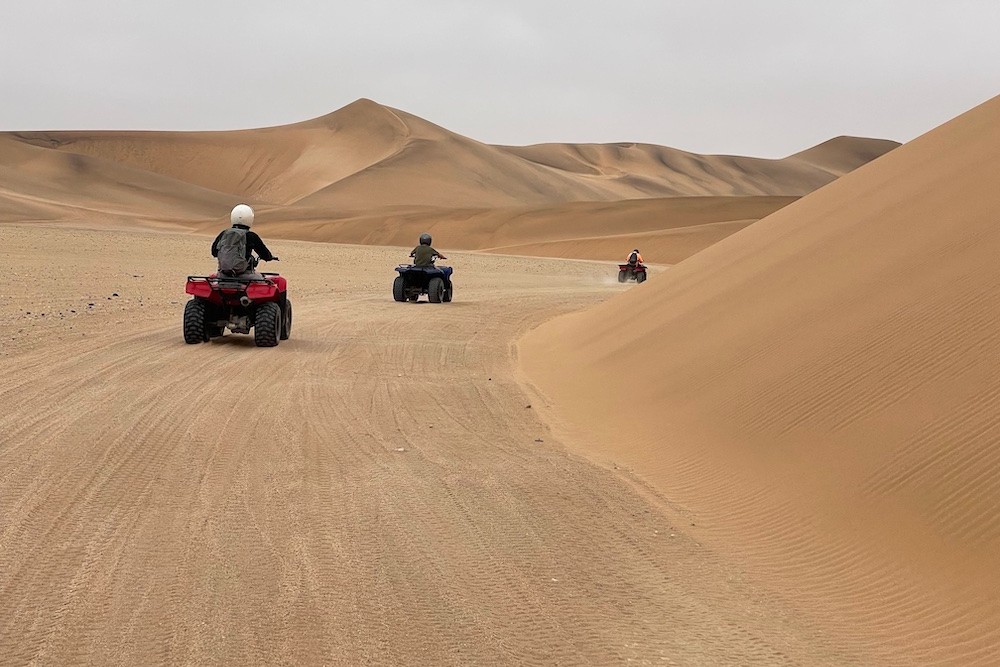 Quad biking in Swakopmund Namibia