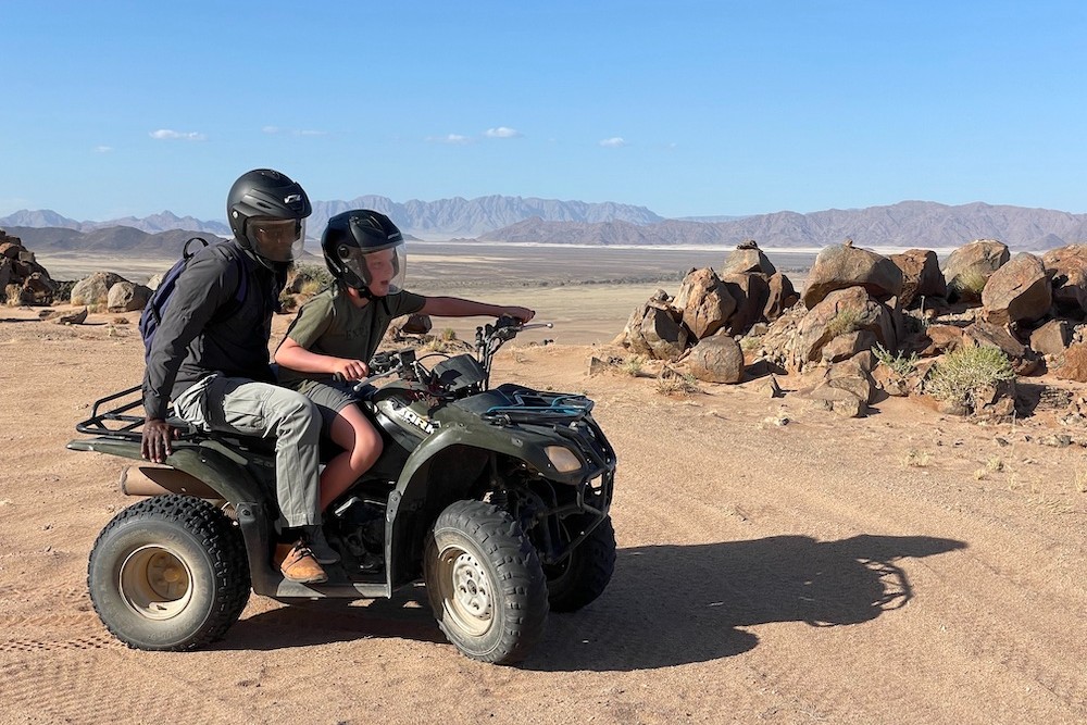 Quad biking in Sossusvlei Namibia