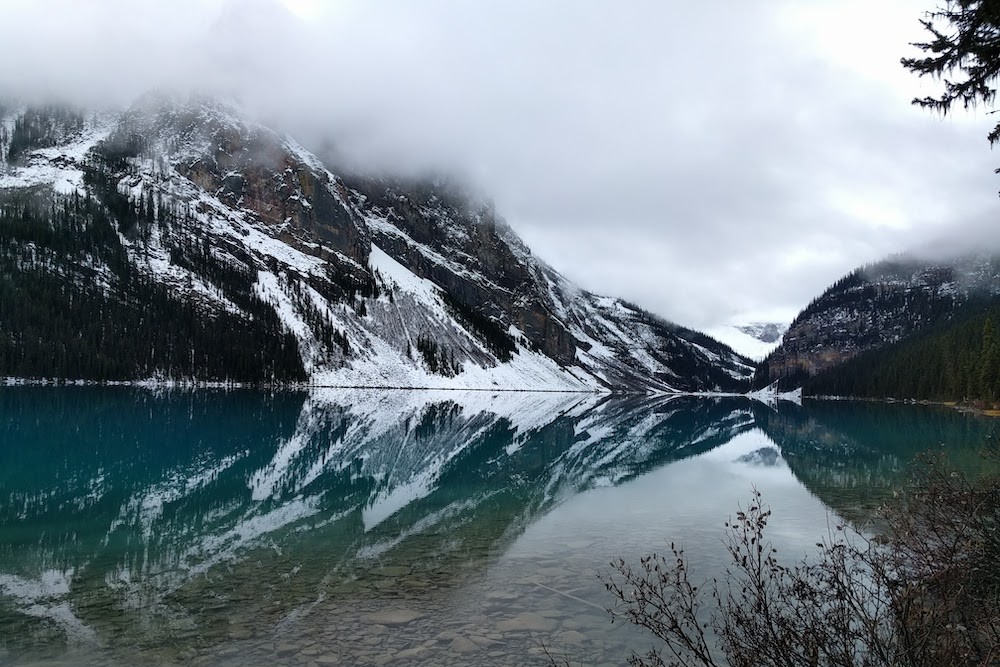 Lake Louise Canada in winter