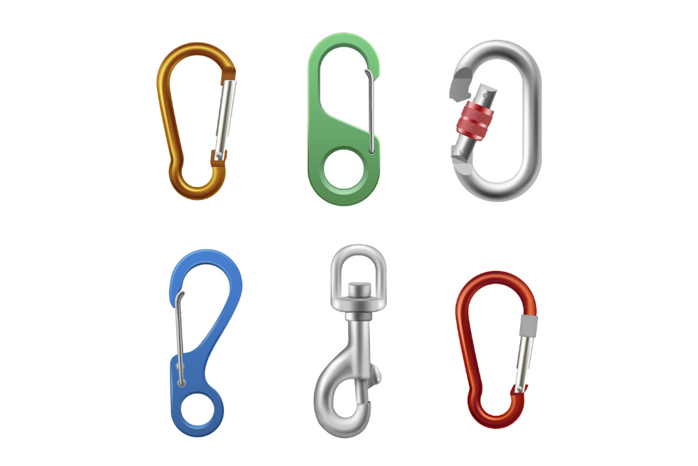 Photo of a variety of different carabiners