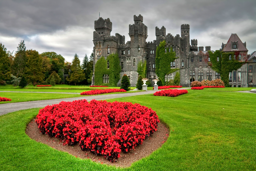Ashford castle and gardens.