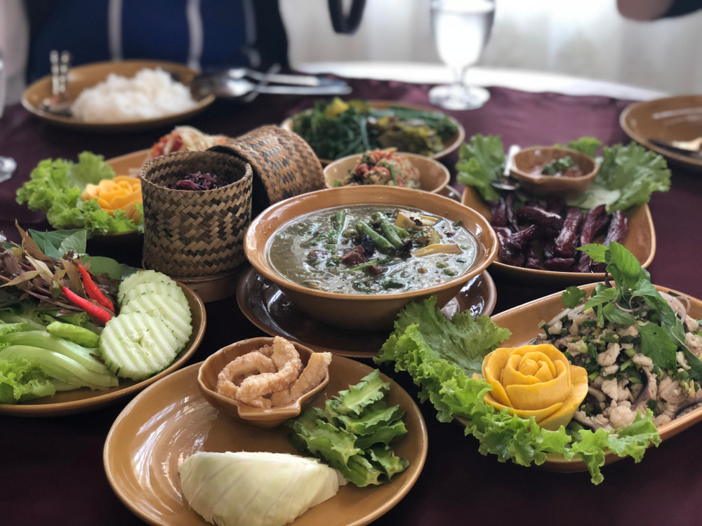 Delicious dishes from Laos.