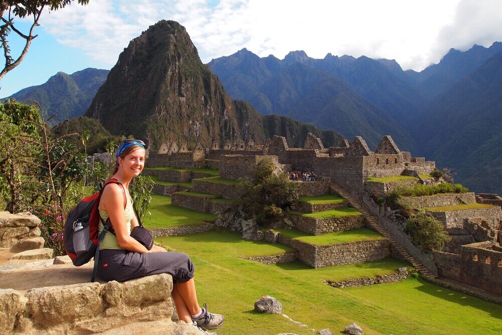 View from Machu Picchu.