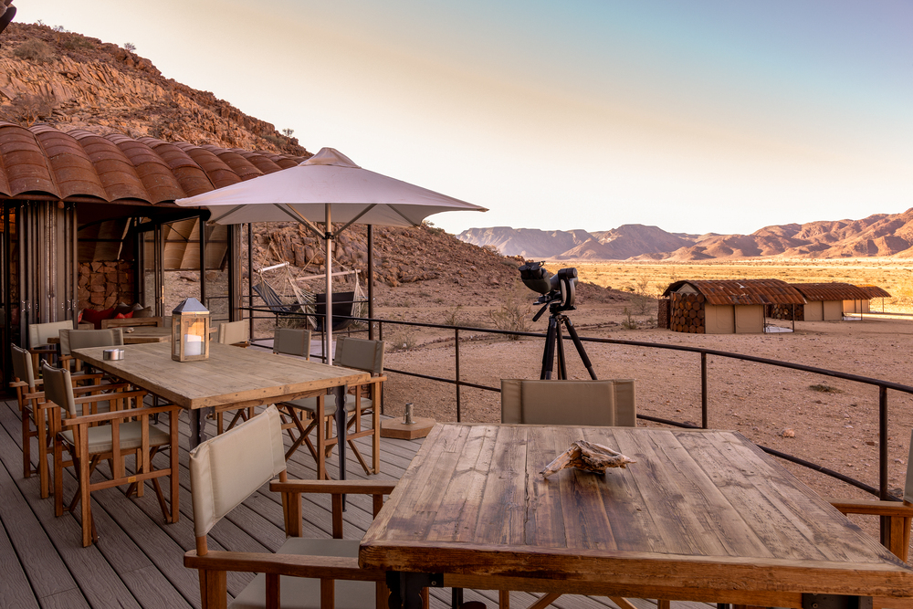 View from Camp Sossus, Namibia. 