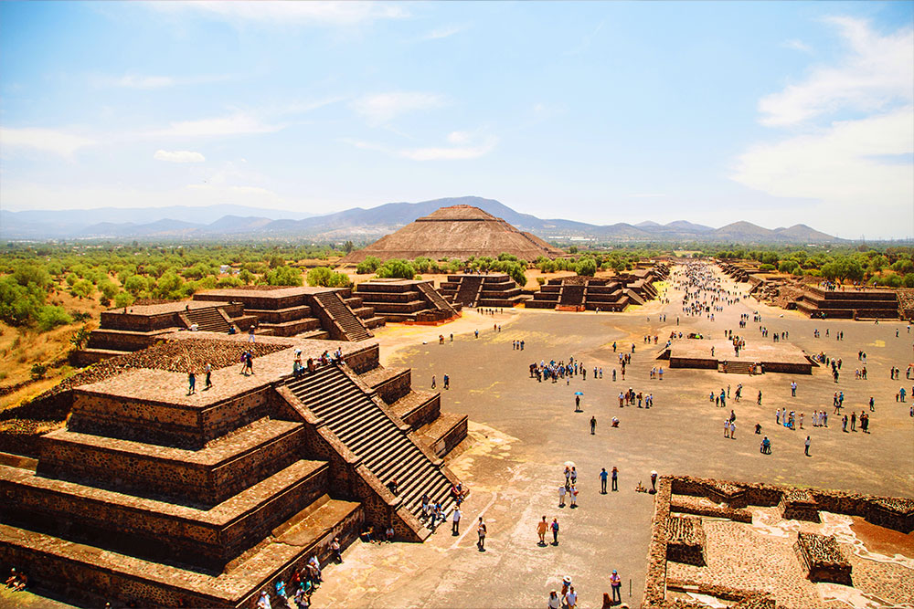 The Pyramids of Teotihuacan, Archaeological Zone of Teotihuacan Mexico