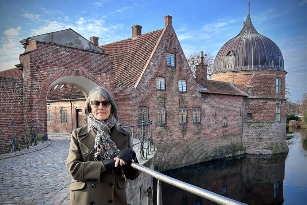 Jeannie Mullen at Frederiksborg Castle, outside Copenhagen, Denmark. 