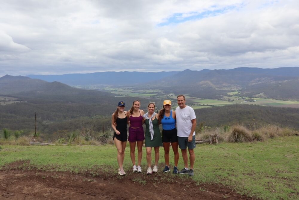 The Schildmeyer family exploring Lockyer Valley, Australia.