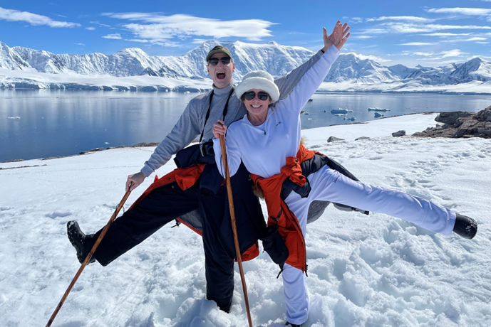 Travelers in Antarctica