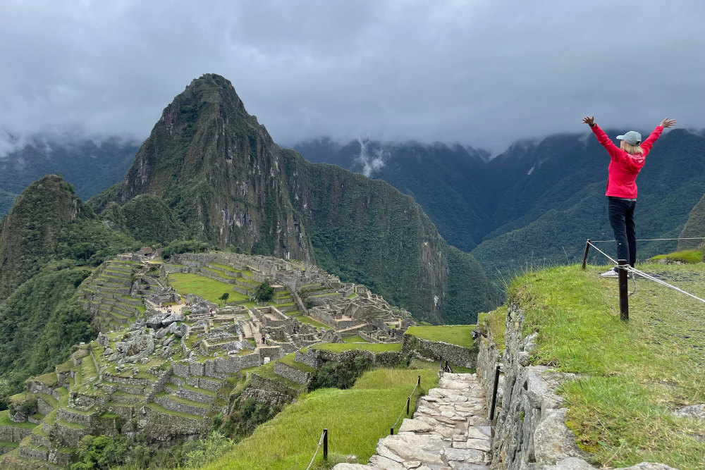 Brook Wilkinson in Machu Picchu, Peru.