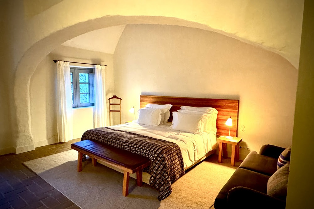 Hotel room in Sao Lourenco do Barrocal, Alentejo, Portugal.