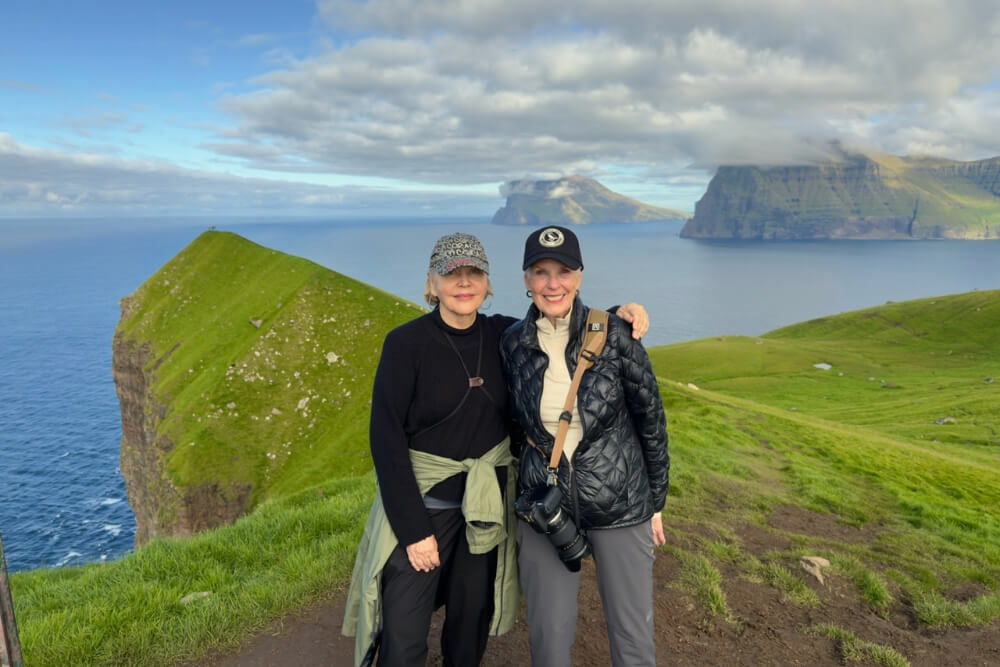 Ann Miller on the Faroe Islands.