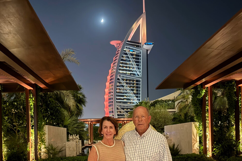 Cole and Craig Jennings in Dubai.