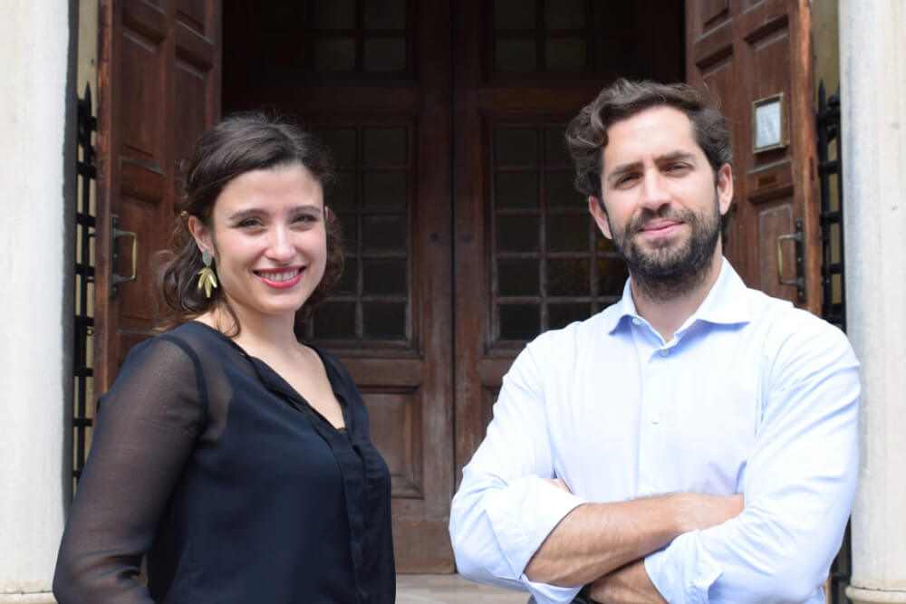 Alberto Buzzanca and Martina Venturi.