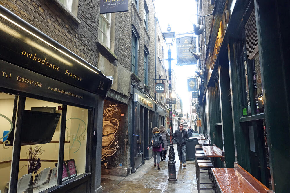 Artillery Passage in Spitalfields, London.