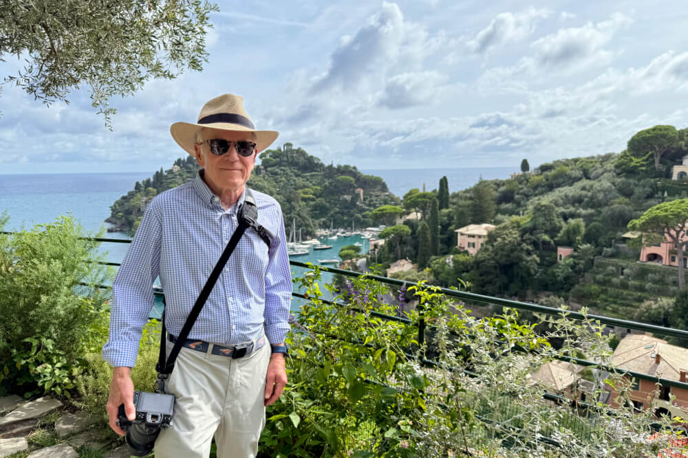Tom Philbrick at the Splendido Hotel in Portofino, Italy.