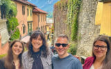Michael Ruma with IC Bellagio team in Italy.