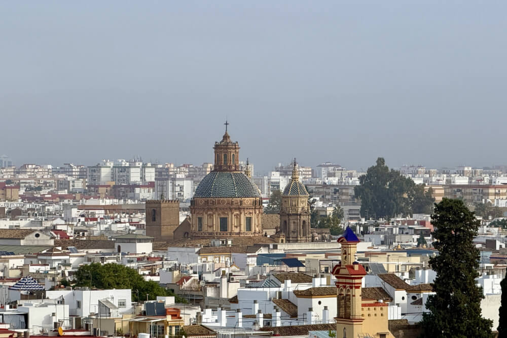 Rooftop view of Sevilla, Spain.